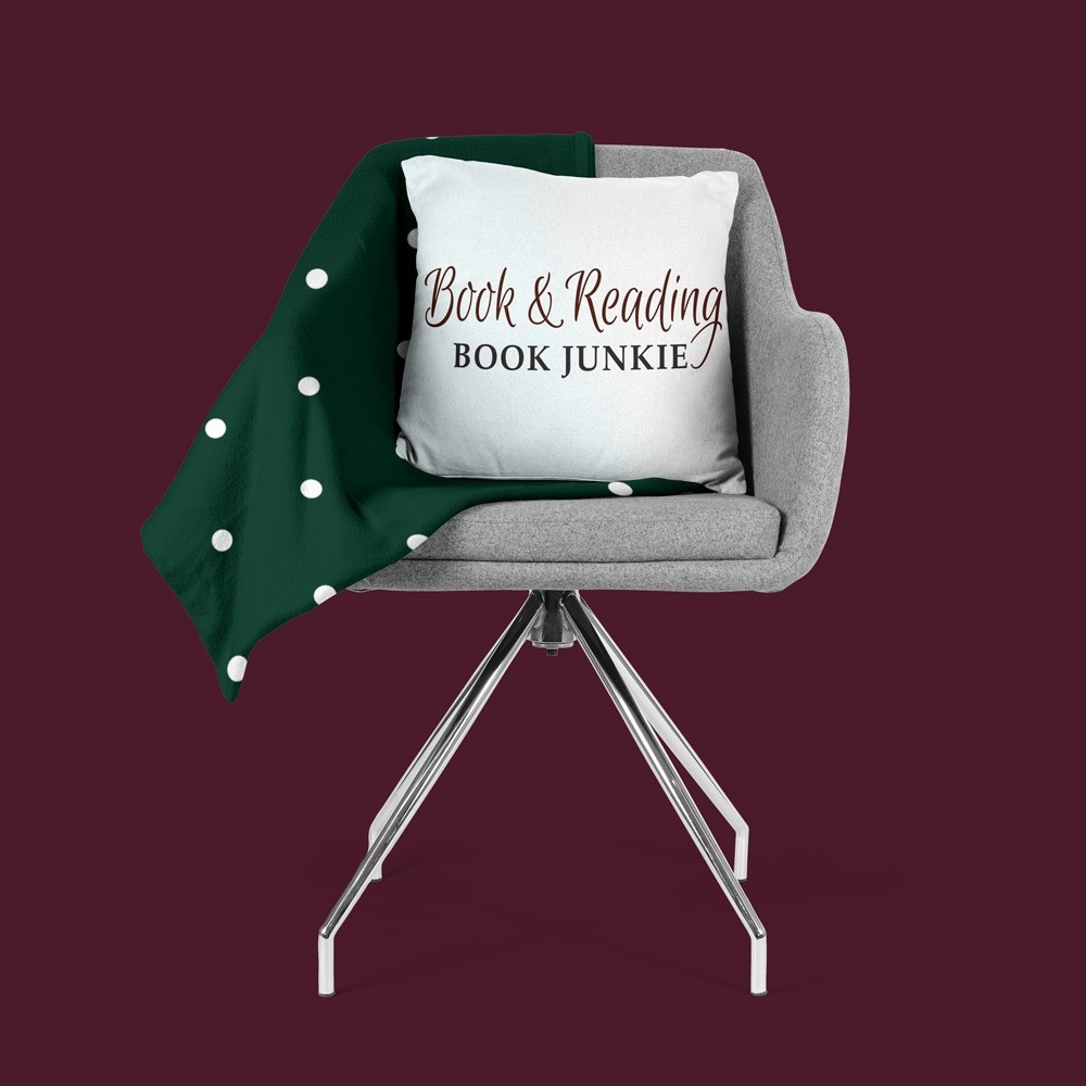 Perna decorativa Book&Reading. Book junkie