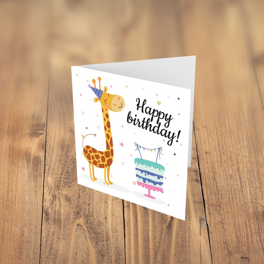 Happy Birthday girafă