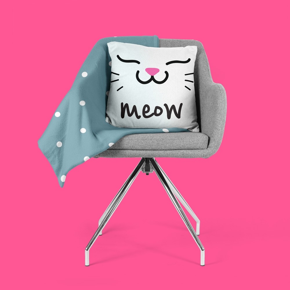 Perna decorativa For happy cats. Meow