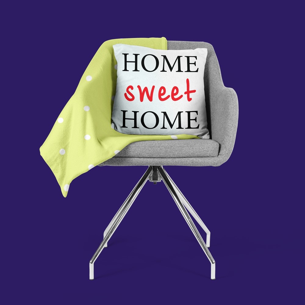 Perna decorativa Home sweet Home