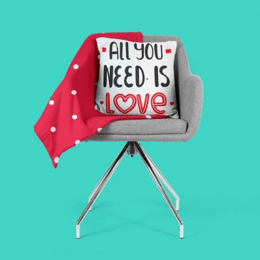 Perna decorativa All you need is Love