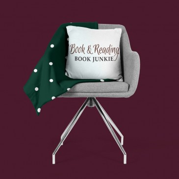 Perna decorativa Book&Reading. Book junkie