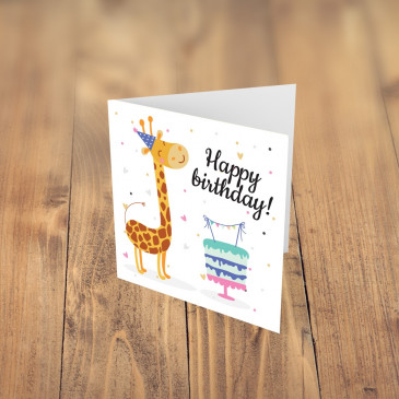Happy Birthday girafă