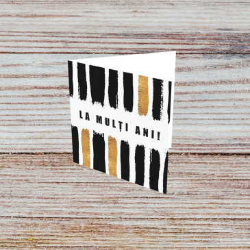 La mulți ani negru auriu