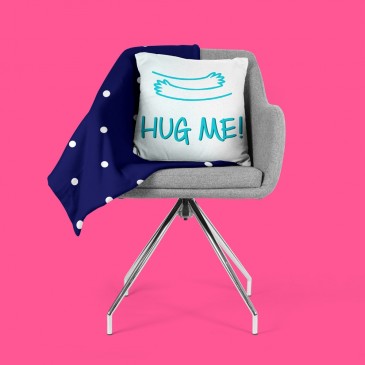Perna decorativa Hug me! I'm awesome