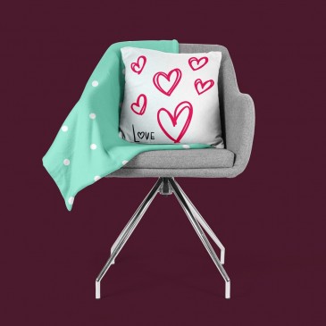Perna decorativa Love brings happiness