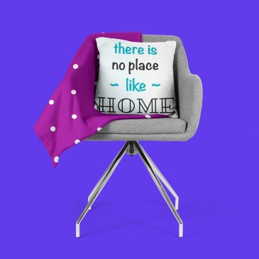 Perna decorativa Nowhere is like home