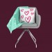 Perna decorativa Love brings happiness