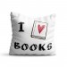 Perna decorativa I love books