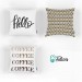 Set de 3 perne decorative Hello