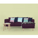 Set de 3 perne decorative Home