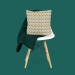 Perna decorativa Trio Brown